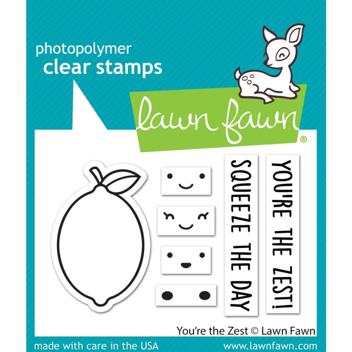 Lawn Fawn You're the Zest Dies