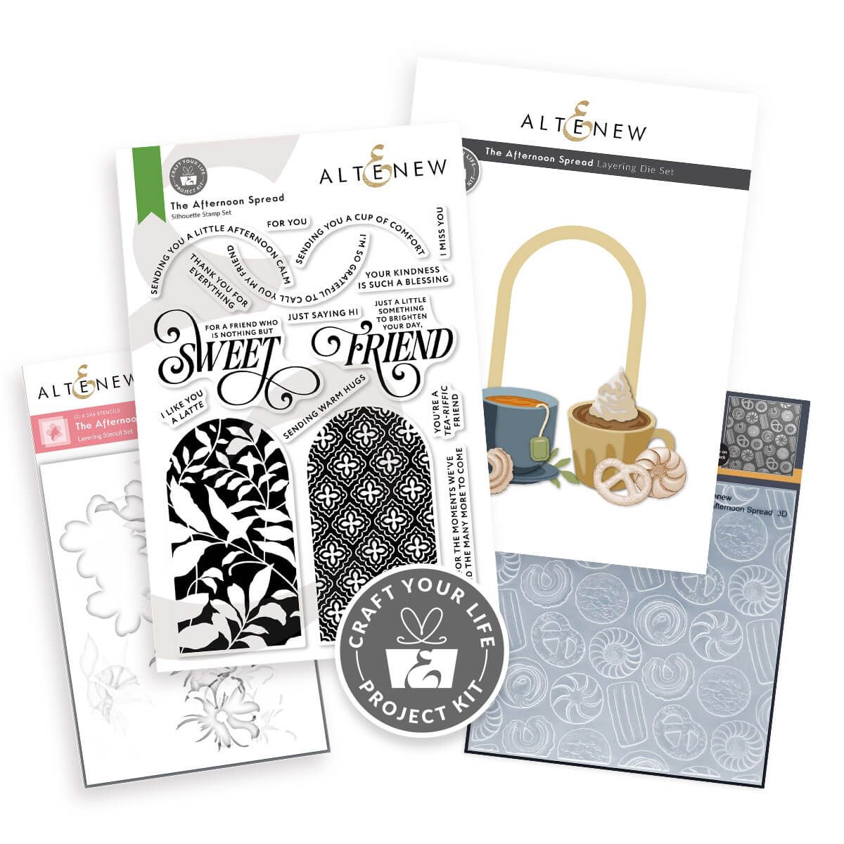 Craft Your Life Project Kit: The Afternoon Spread Add-On Die Set
