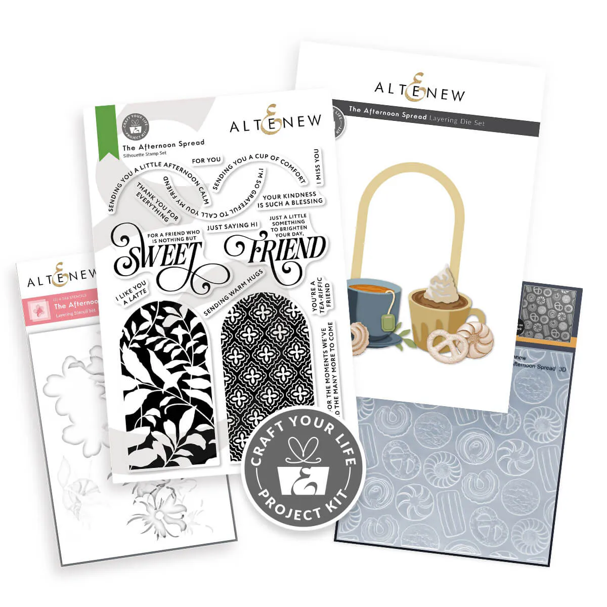 Craft Your Life Project Kit: The Afternoon Spread Add-On Die Set
