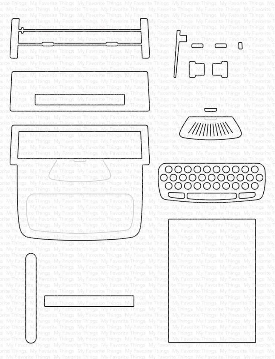 MFT Typewriter dies