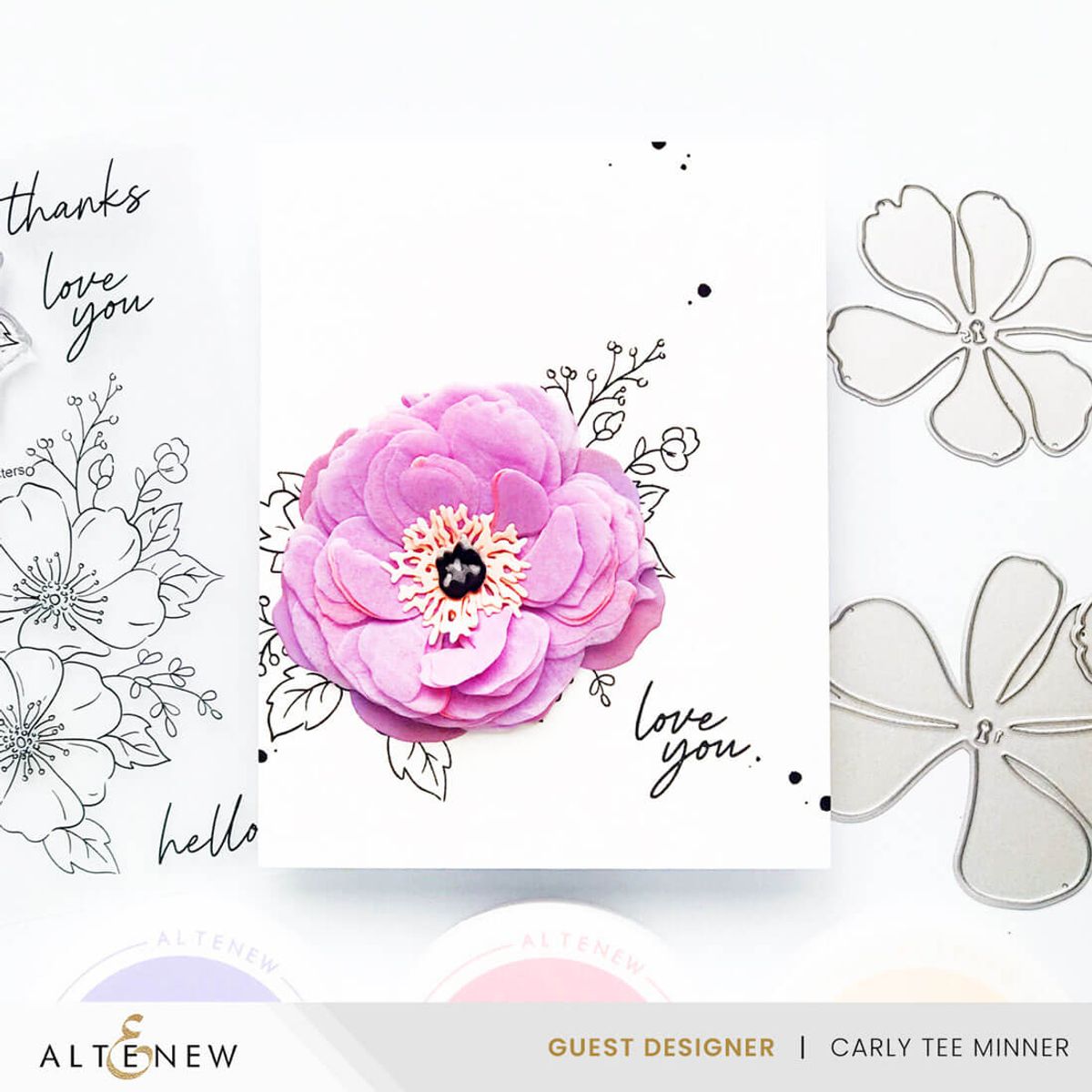 Altenew Craft-A-Flower: Coral Charm Peony